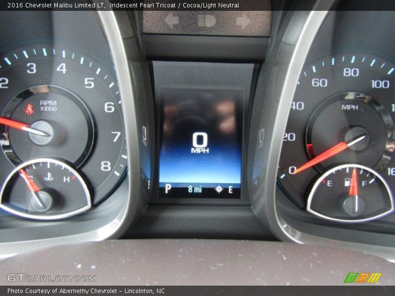 Iridescent Pearl Tricoat / Cocoa/Light Neutral 2016 Chevrolet Malibu Limited LT