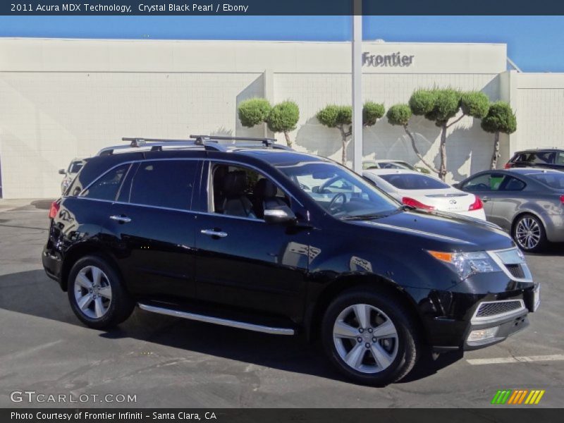 Crystal Black Pearl / Ebony 2011 Acura MDX Technology