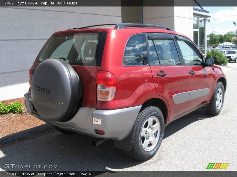 Impulse Red / Taupe 2002 Toyota RAV4