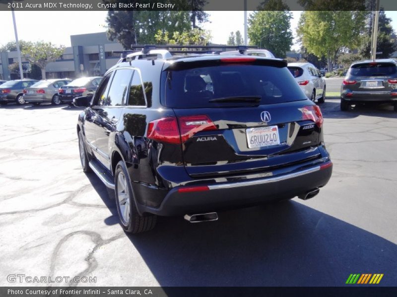 Crystal Black Pearl / Ebony 2011 Acura MDX Technology