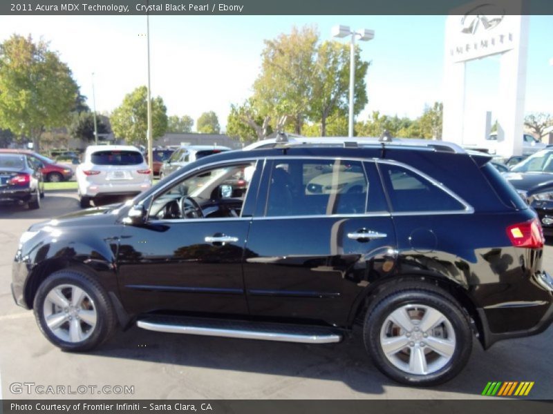 Crystal Black Pearl / Ebony 2011 Acura MDX Technology