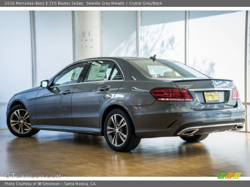 Selenite Grey Metallic / Crystal Grey/Black 2016 Mercedes-Benz E 250 Bluetec Sedan