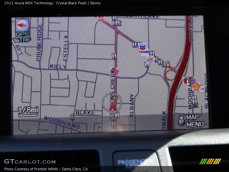 Crystal Black Pearl / Ebony 2011 Acura MDX Technology