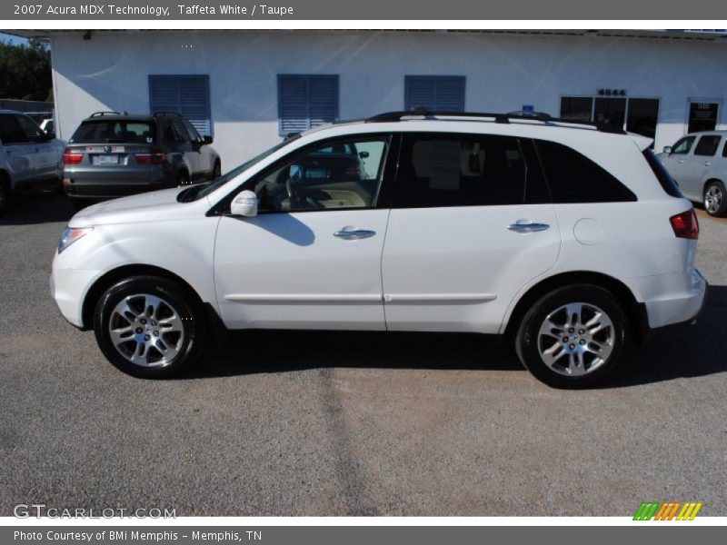 Taffeta White / Taupe 2007 Acura MDX Technology