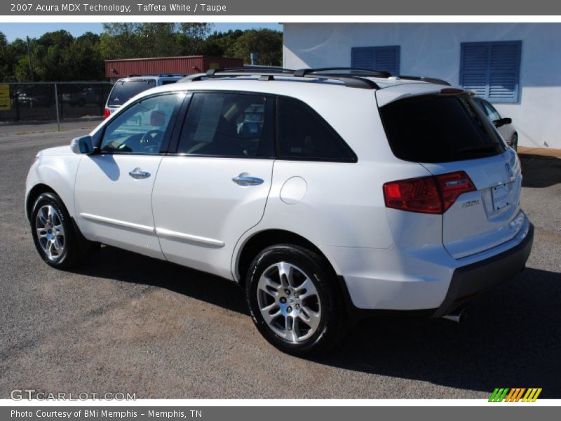 Taffeta White / Taupe 2007 Acura MDX Technology