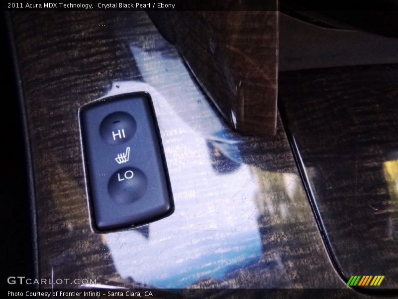 Crystal Black Pearl / Ebony 2011 Acura MDX Technology