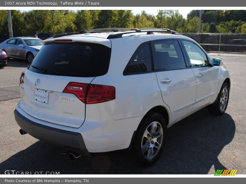Taffeta White / Taupe 2007 Acura MDX Technology