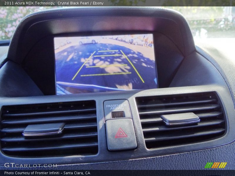 Crystal Black Pearl / Ebony 2011 Acura MDX Technology