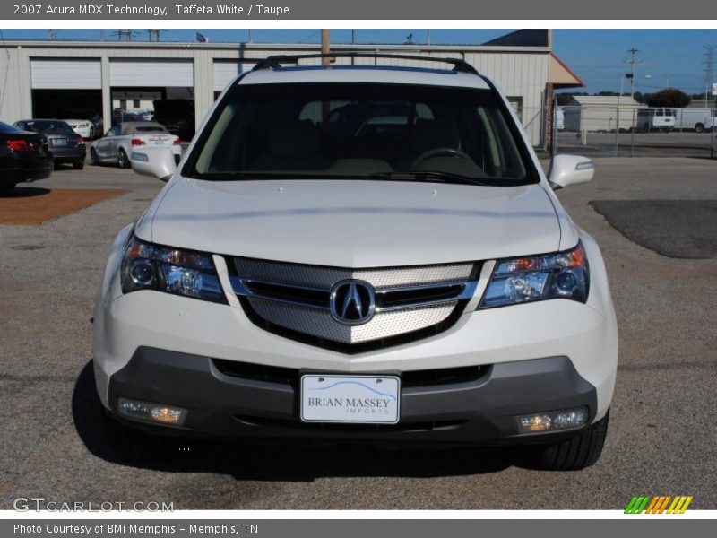 Taffeta White / Taupe 2007 Acura MDX Technology