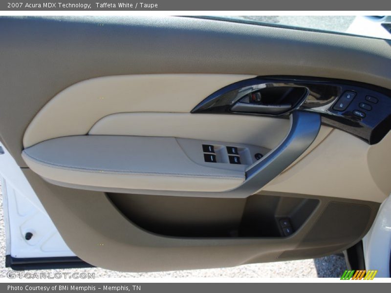 Taffeta White / Taupe 2007 Acura MDX Technology