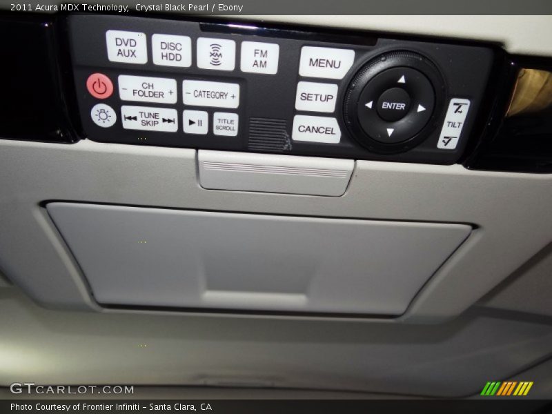 Crystal Black Pearl / Ebony 2011 Acura MDX Technology