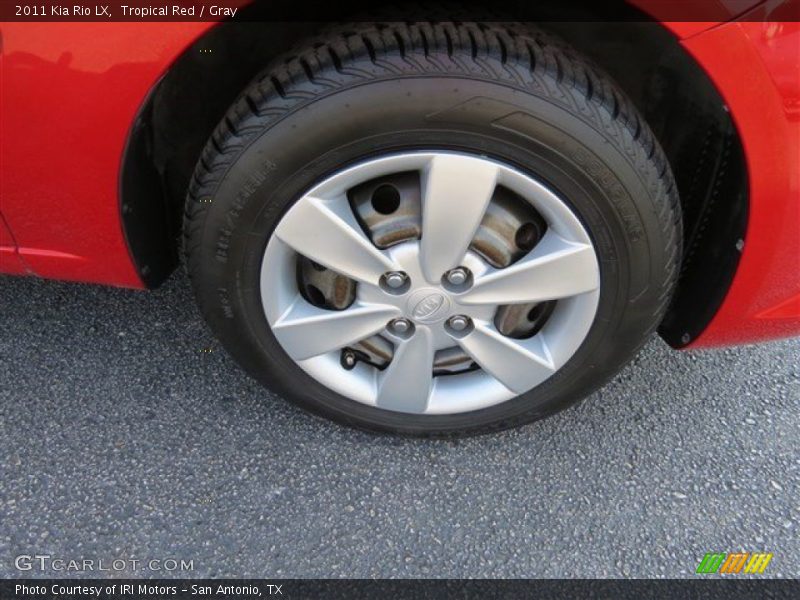 Tropical Red / Gray 2011 Kia Rio LX