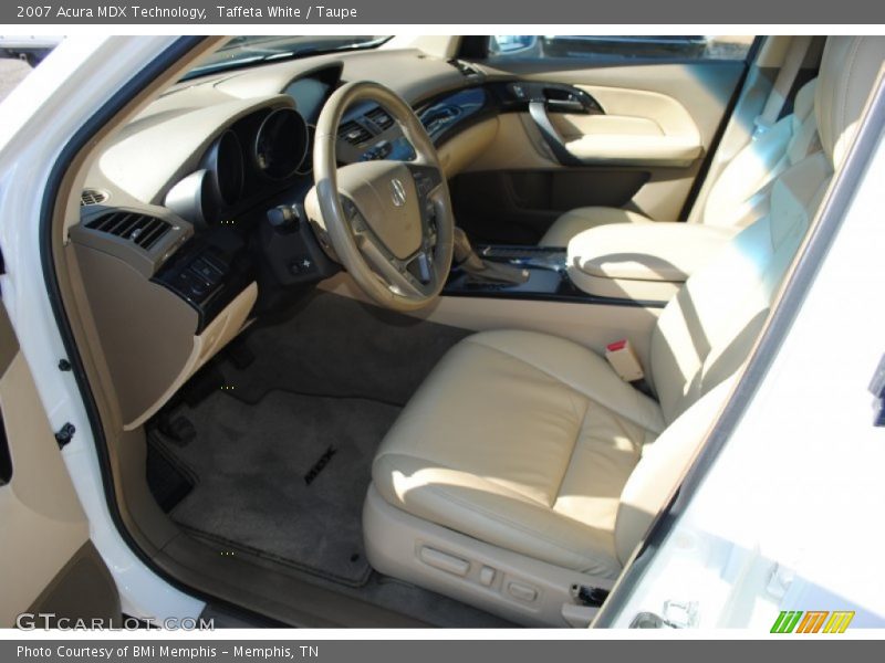  2007 MDX Technology Taupe Interior