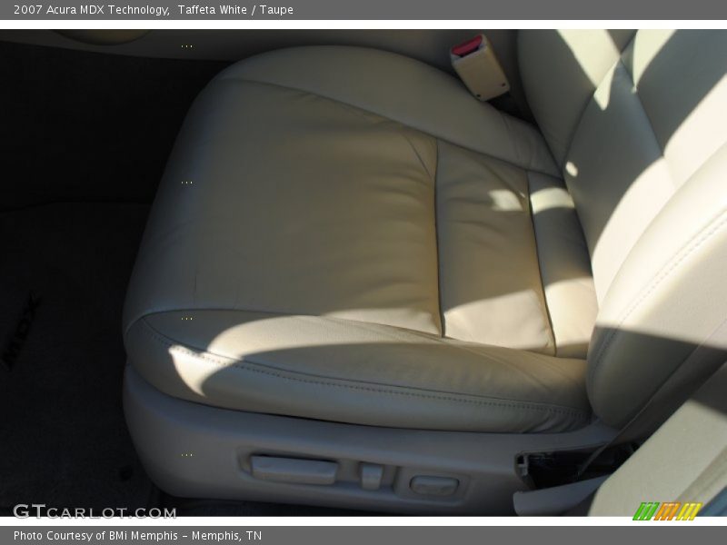 Taffeta White / Taupe 2007 Acura MDX Technology