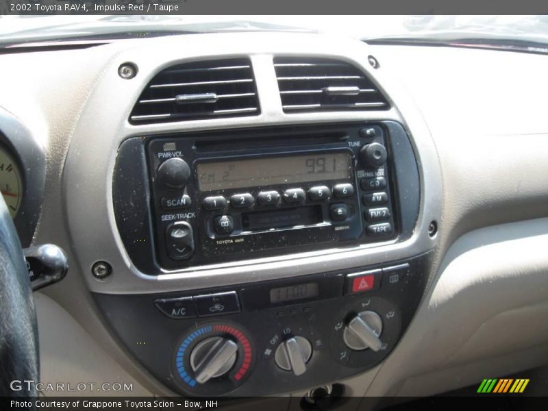 Impulse Red / Taupe 2002 Toyota RAV4