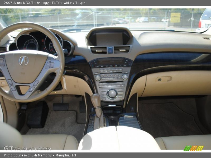 Taffeta White / Taupe 2007 Acura MDX Technology