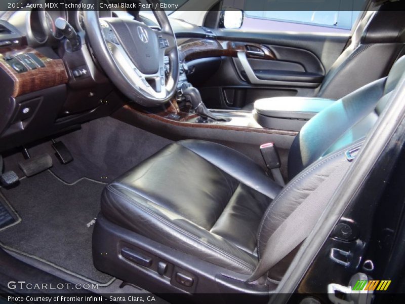 Crystal Black Pearl / Ebony 2011 Acura MDX Technology