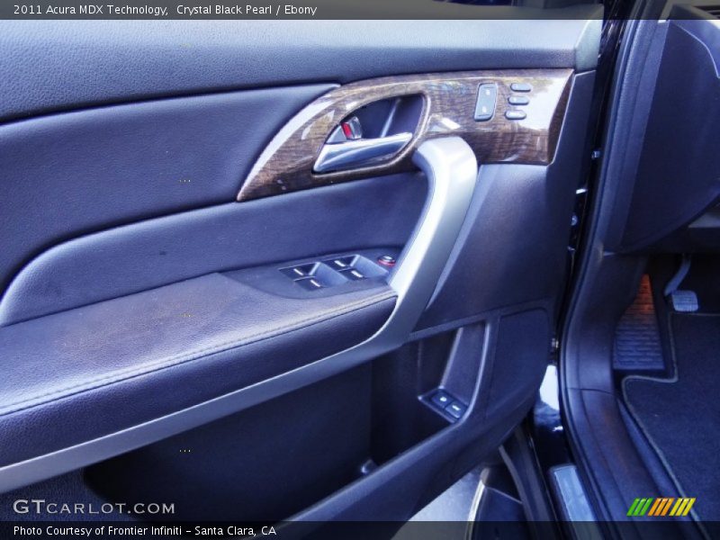 Crystal Black Pearl / Ebony 2011 Acura MDX Technology