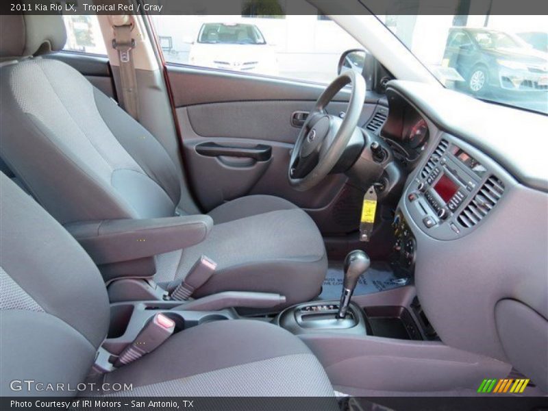 Tropical Red / Gray 2011 Kia Rio LX