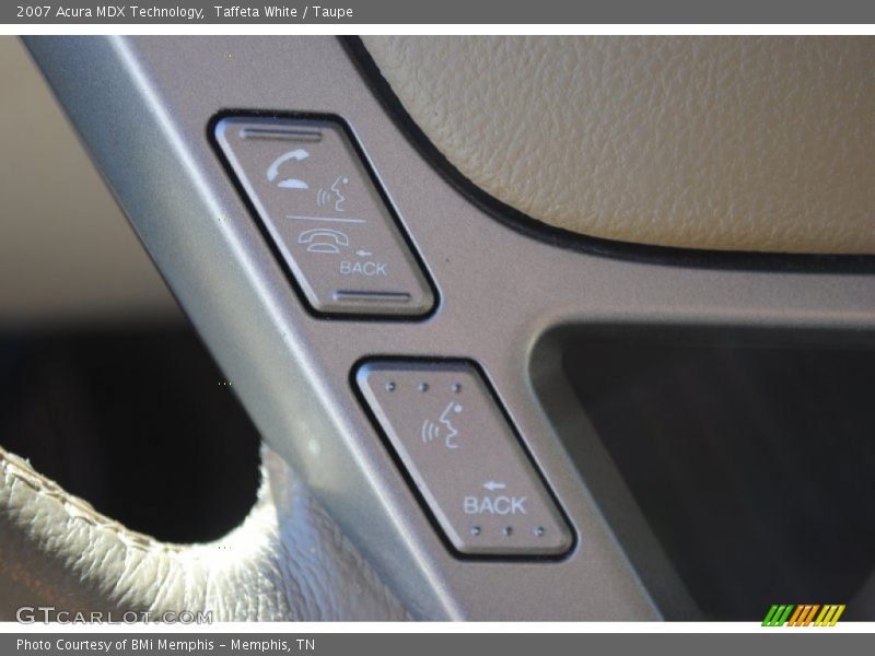 Taffeta White / Taupe 2007 Acura MDX Technology