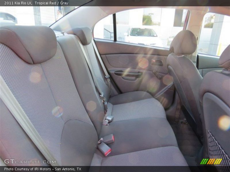 Tropical Red / Gray 2011 Kia Rio LX