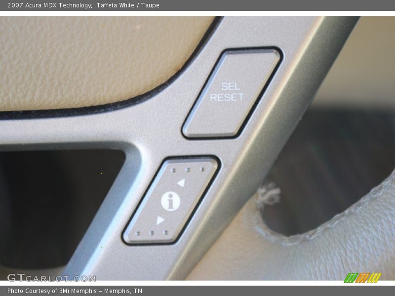 Taffeta White / Taupe 2007 Acura MDX Technology