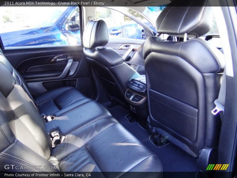 Crystal Black Pearl / Ebony 2011 Acura MDX Technology
