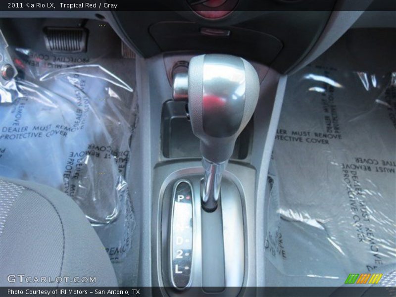 Tropical Red / Gray 2011 Kia Rio LX