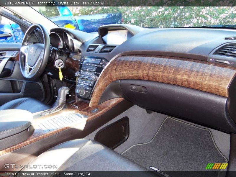 Crystal Black Pearl / Ebony 2011 Acura MDX Technology