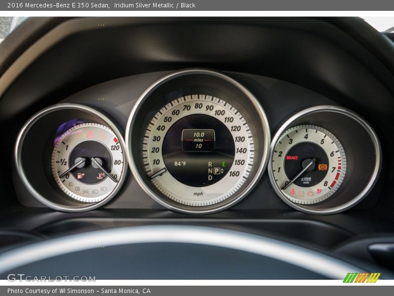 Iridium Silver Metallic / Black 2016 Mercedes-Benz E 350 Sedan