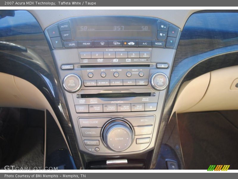 Taffeta White / Taupe 2007 Acura MDX Technology
