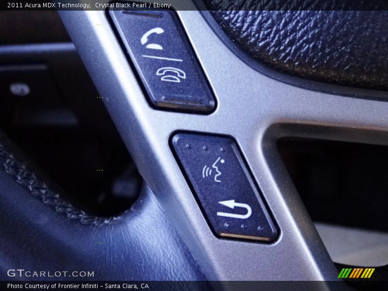 Crystal Black Pearl / Ebony 2011 Acura MDX Technology