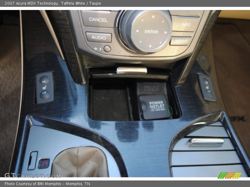 Taffeta White / Taupe 2007 Acura MDX Technology