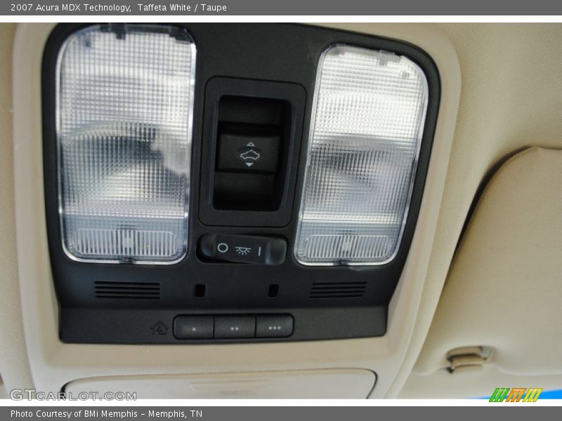 Taffeta White / Taupe 2007 Acura MDX Technology