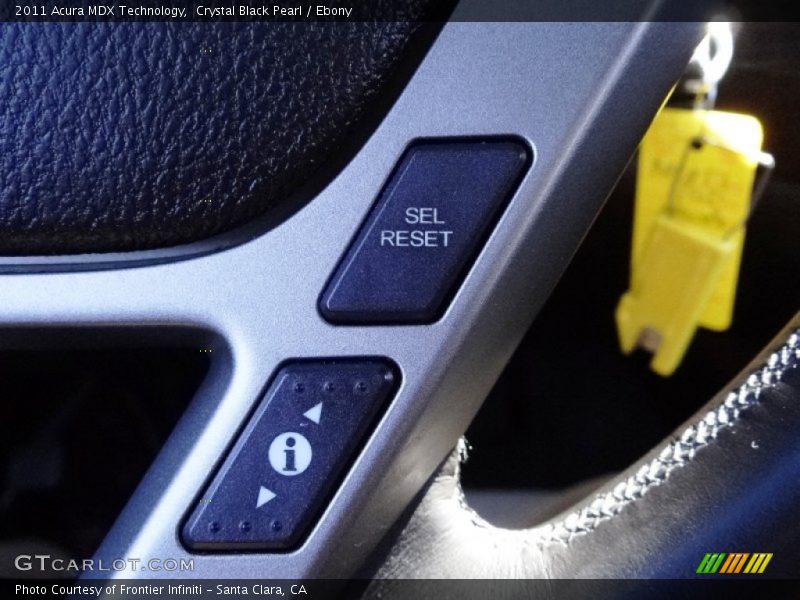 Crystal Black Pearl / Ebony 2011 Acura MDX Technology