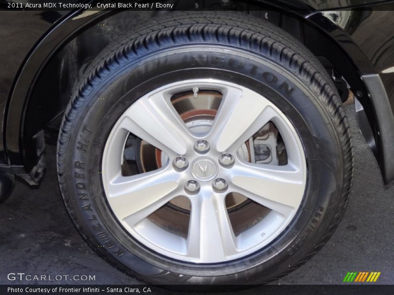 Crystal Black Pearl / Ebony 2011 Acura MDX Technology