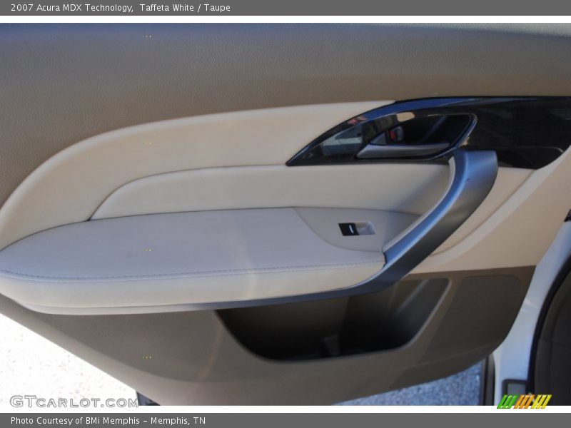 Taffeta White / Taupe 2007 Acura MDX Technology
