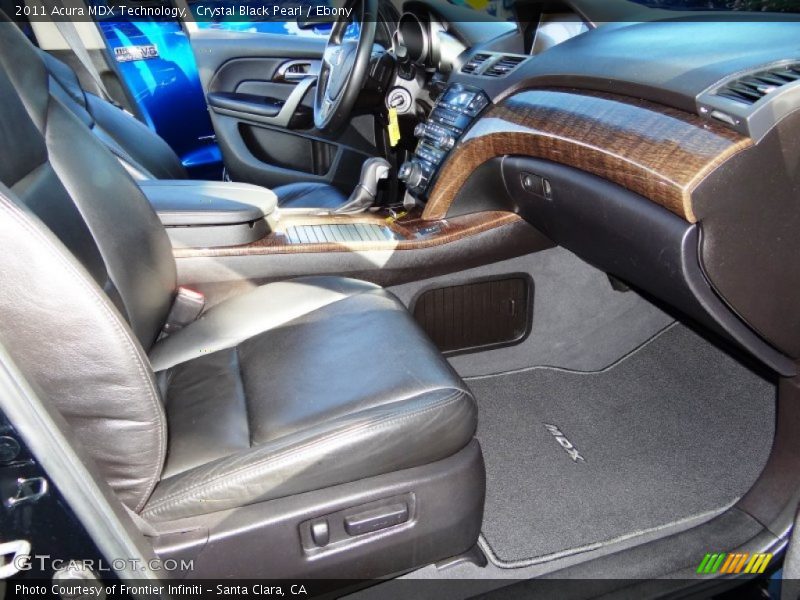 Crystal Black Pearl / Ebony 2011 Acura MDX Technology