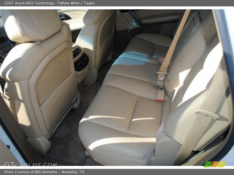 Taffeta White / Taupe 2007 Acura MDX Technology