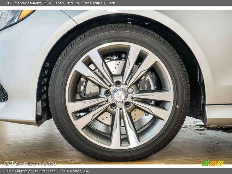 Iridium Silver Metallic / Black 2016 Mercedes-Benz E 350 Sedan