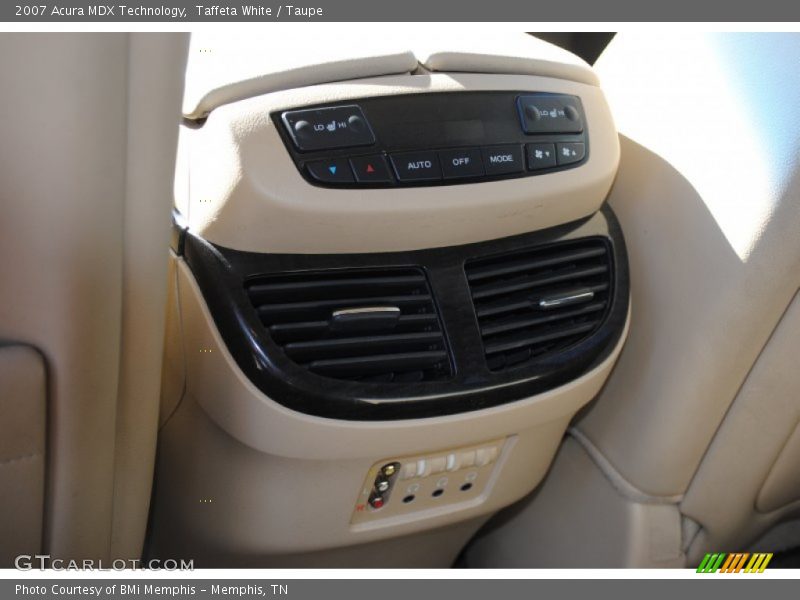 Taffeta White / Taupe 2007 Acura MDX Technology