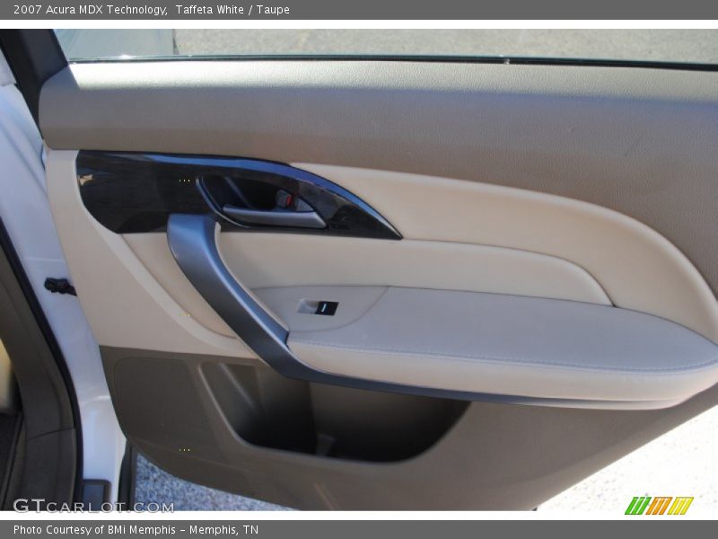 Taffeta White / Taupe 2007 Acura MDX Technology