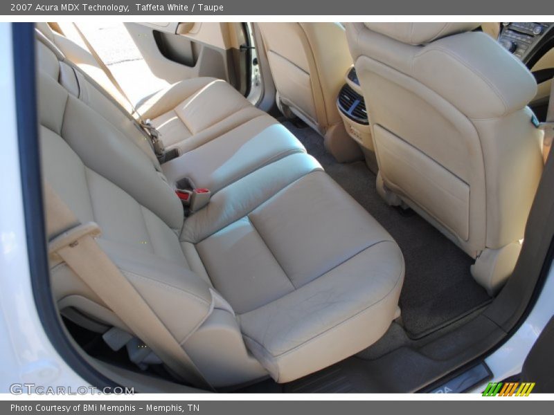 Taffeta White / Taupe 2007 Acura MDX Technology