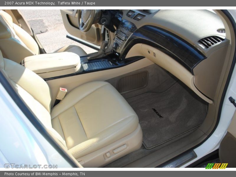 Taffeta White / Taupe 2007 Acura MDX Technology