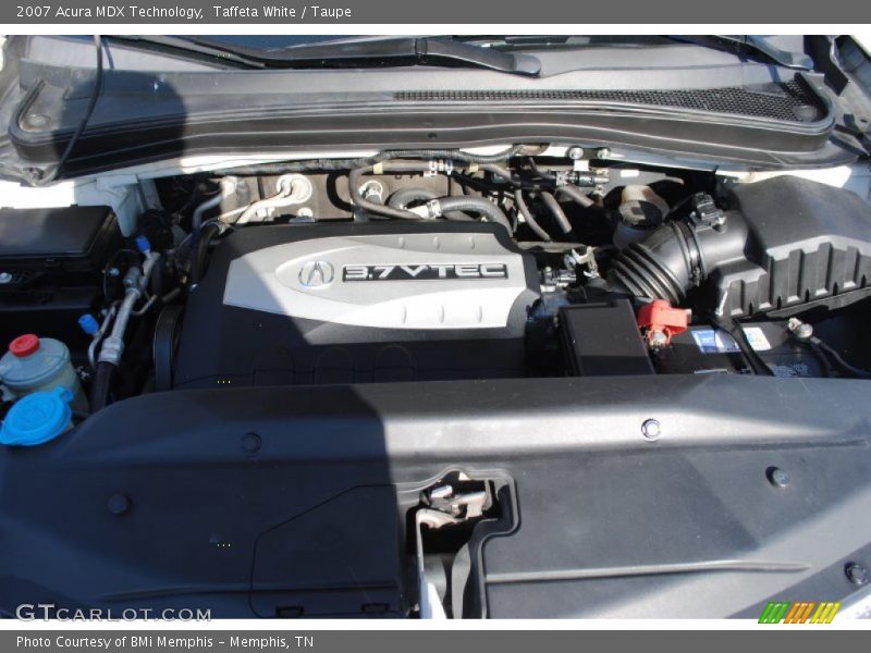 Taffeta White / Taupe 2007 Acura MDX Technology