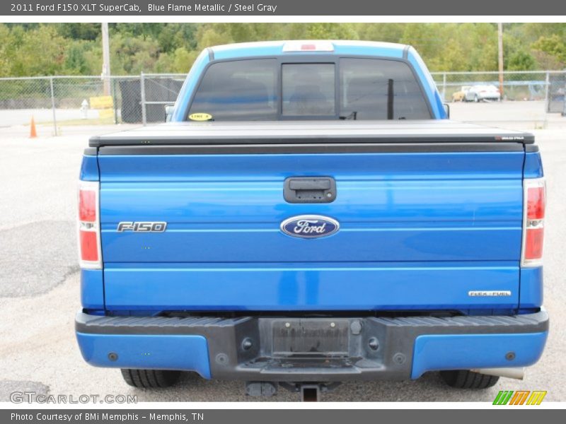 Blue Flame Metallic / Steel Gray 2011 Ford F150 XLT SuperCab