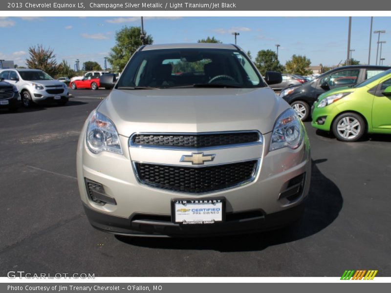 Champagne Silver Metallic / Light Titanium/Jet Black 2013 Chevrolet Equinox LS