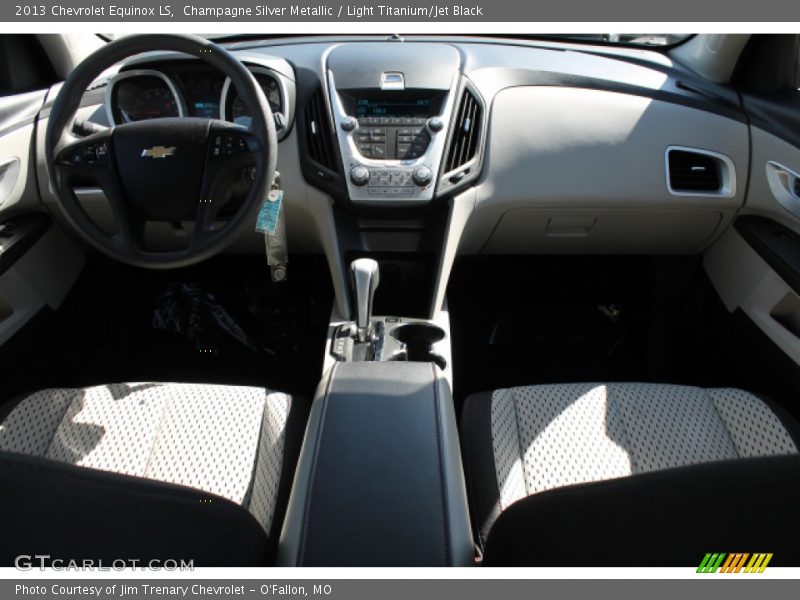 Champagne Silver Metallic / Light Titanium/Jet Black 2013 Chevrolet Equinox LS