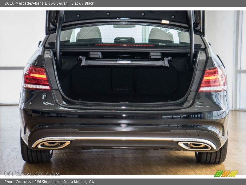 Black / Black 2016 Mercedes-Benz E 350 Sedan