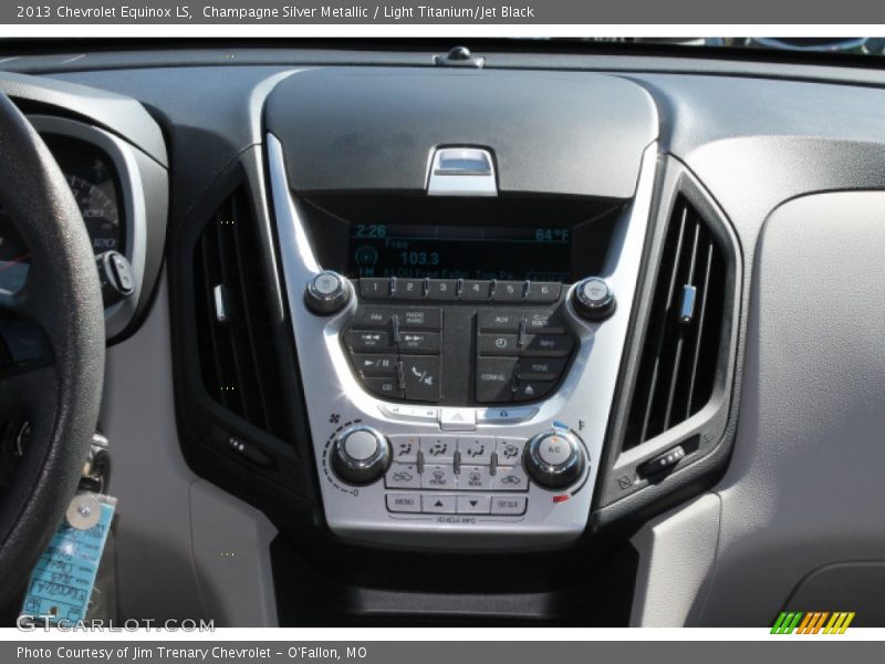Champagne Silver Metallic / Light Titanium/Jet Black 2013 Chevrolet Equinox LS